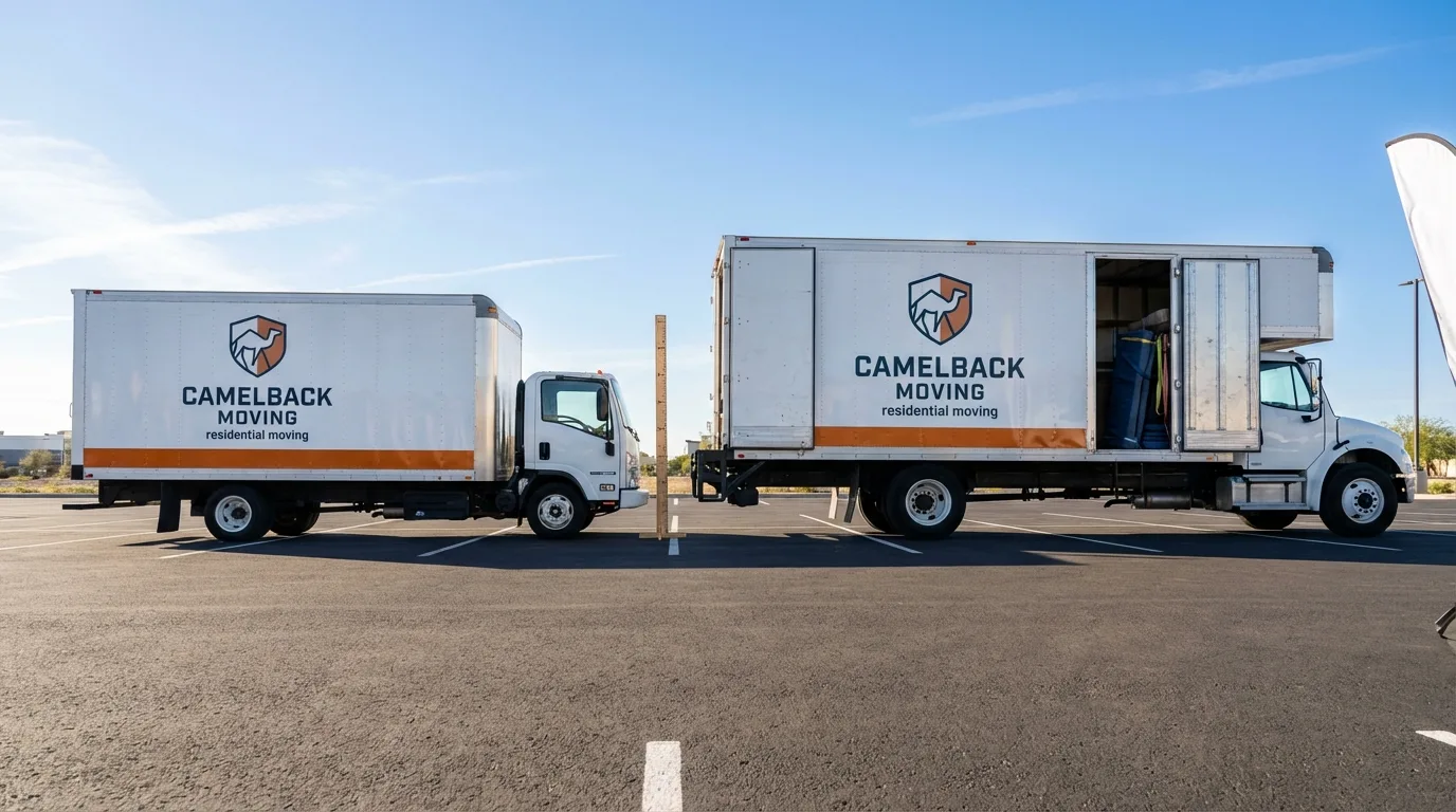 Moving truck size capacity guide in Bloomington